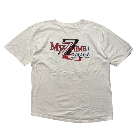 VTG Y2K 00's My Z Hime 2006 Graphic Promo Anime Manga White T-Shirt XL - Picture 3 of 4